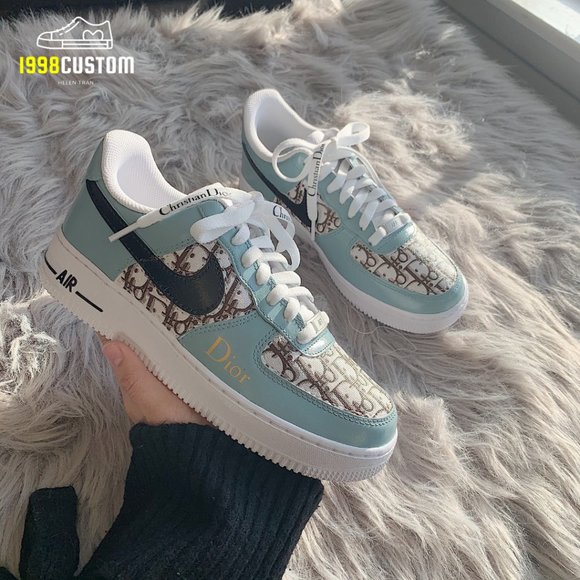 Authentic Nike Air Force 1 Custom Free Shipping - Picture 1 of 7